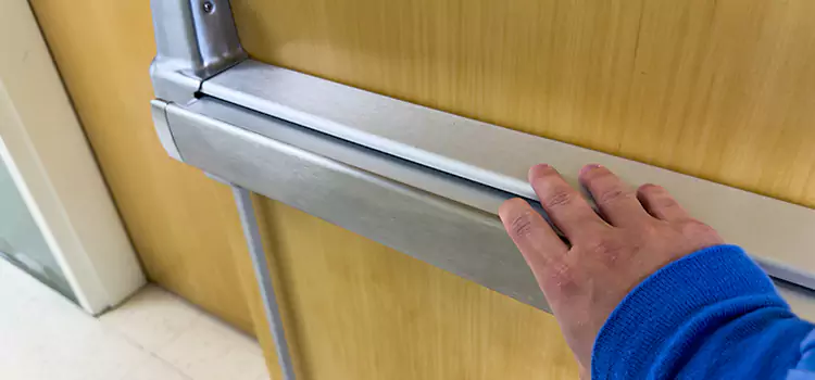 Installing a Push Bar on a Door Gaithersburg
